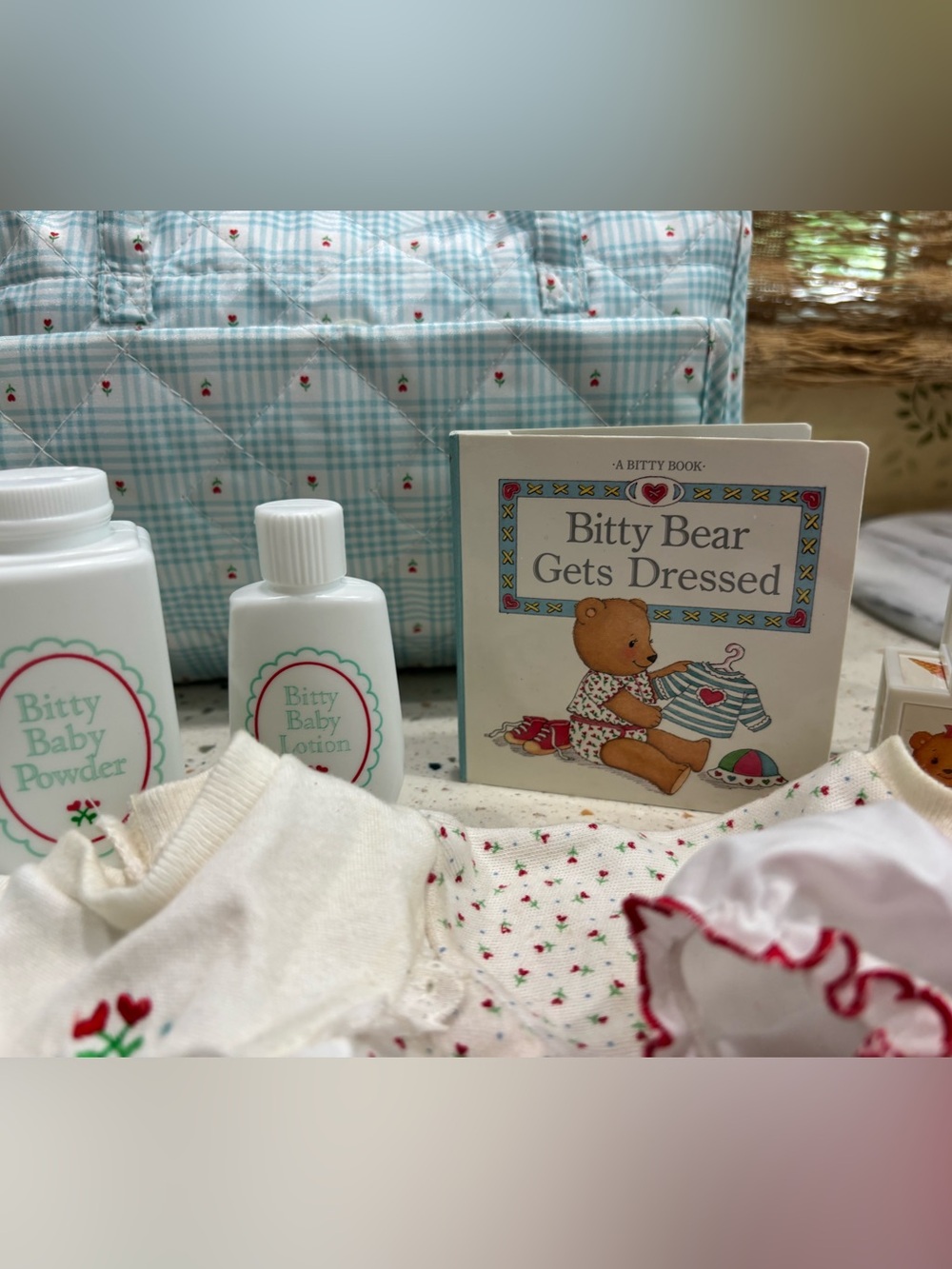 Vintage American Girl Bitty Baby Pleasant Company Diaper Bag Set - Picture 6 of 16